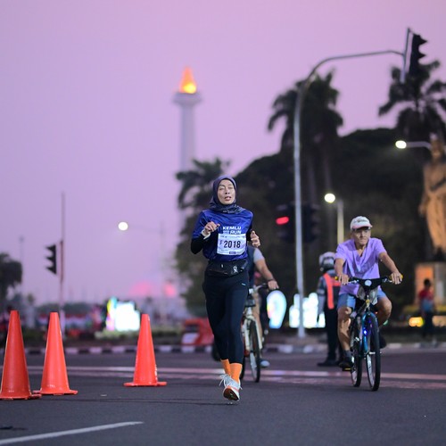 Race photo from KEMLU RUN 2026