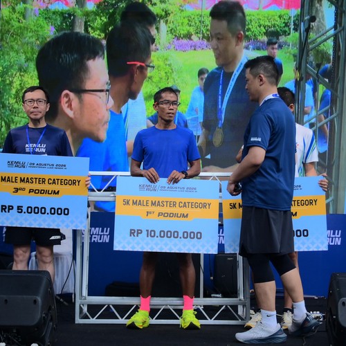 Race photo from KEMLU RUN 2026