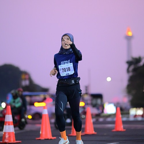 Race photo from KEMLU RUN 2026
