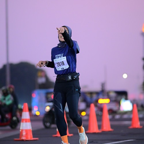 Race photo from KEMLU RUN 2026