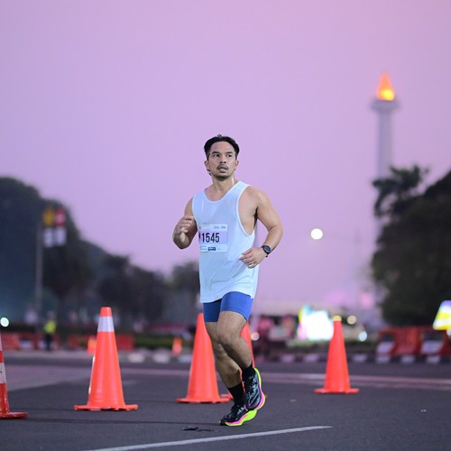 Race photo from KEMLU RUN 2026
