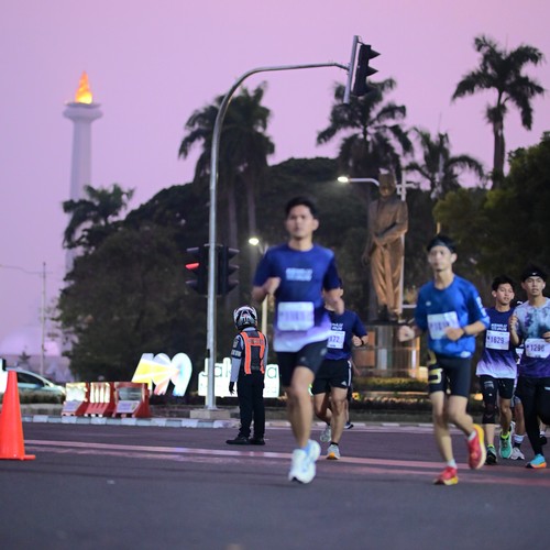 Race photo from KEMLU RUN 2026