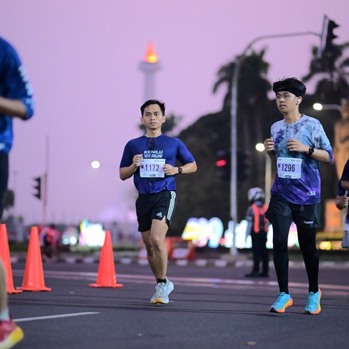 Race photo from KEMLU RUN 2026