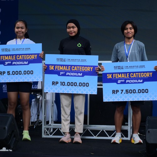 Race photo from KEMLU RUN 2026