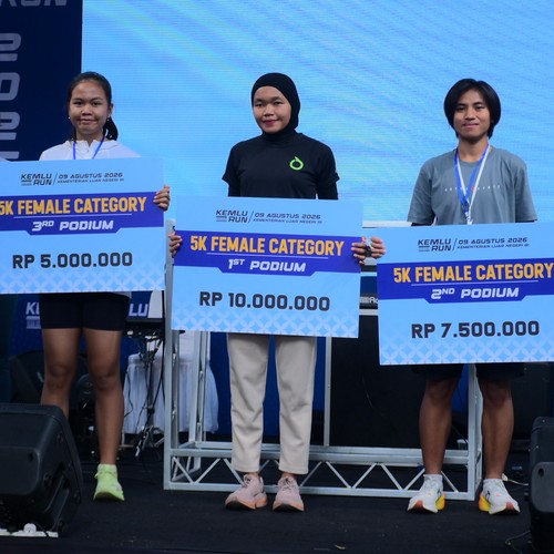 Race photo from KEMLU RUN 2026