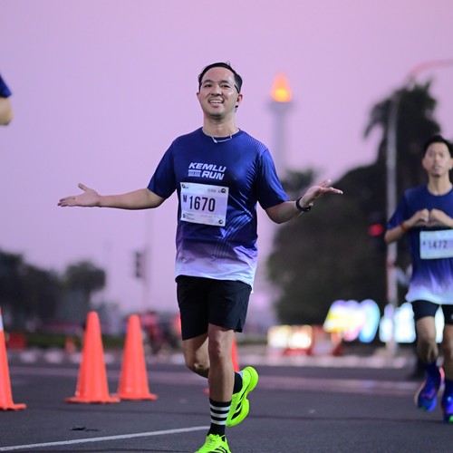 Race photo from KEMLU RUN 2026