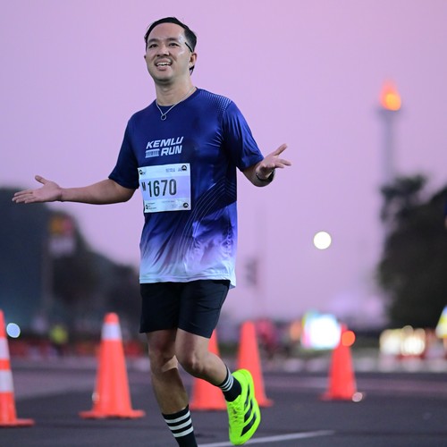 Race photo from KEMLU RUN 2026