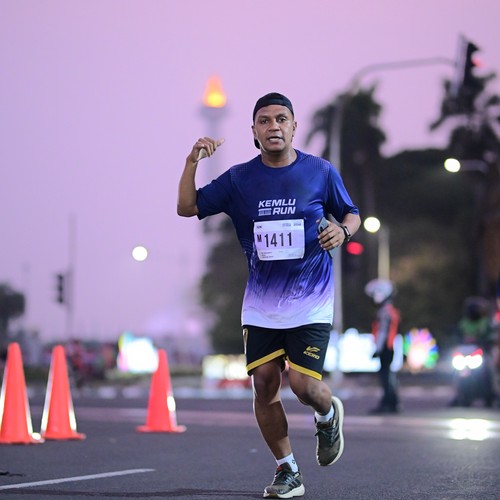 Race photo from KEMLU RUN 2026