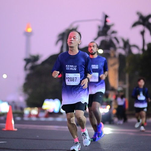 Race photo from KEMLU RUN 2026