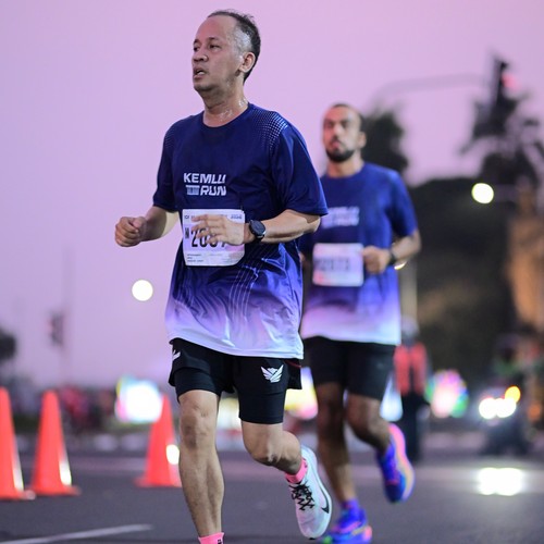 Race photo from KEMLU RUN 2026