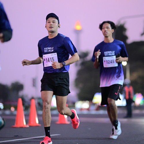 Race photo from KEMLU RUN 2026