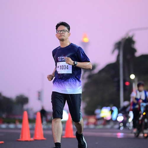 Race photo from KEMLU RUN 2026