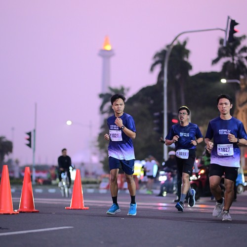 Race photo from KEMLU RUN 2026