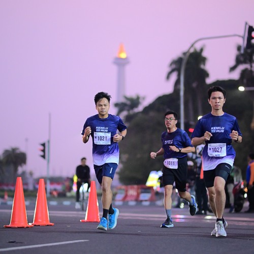 Race photo from KEMLU RUN 2026