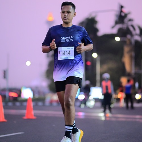 Race photo from KEMLU RUN 2026