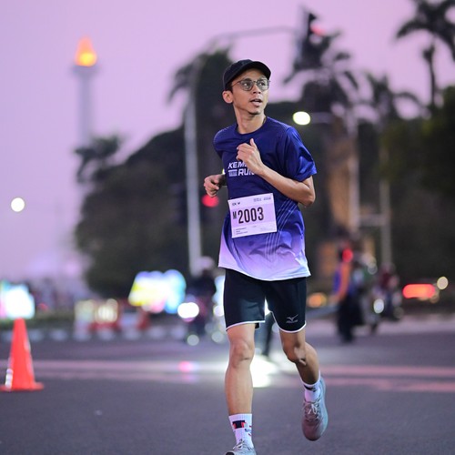 Race photo from KEMLU RUN 2026