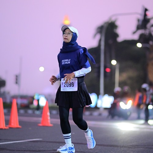 Race photo from KEMLU RUN 2026