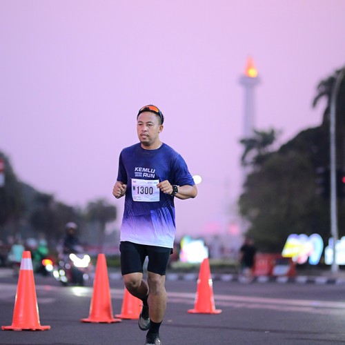 Race photo from KEMLU RUN 2026