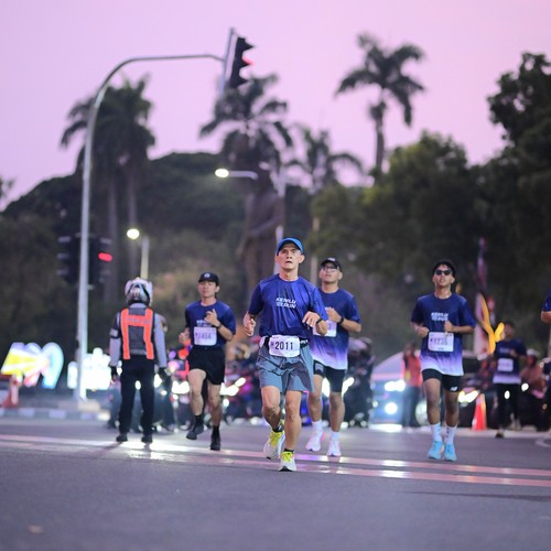 Race photo from KEMLU RUN 2026