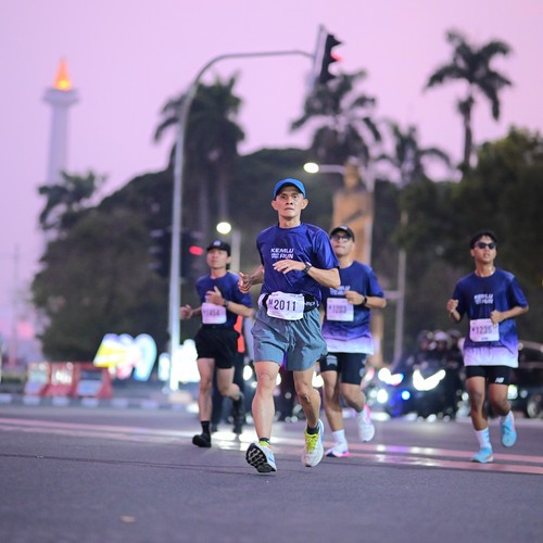 Race photo from KEMLU RUN 2026
