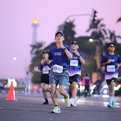 Race photo from KEMLU RUN 2026