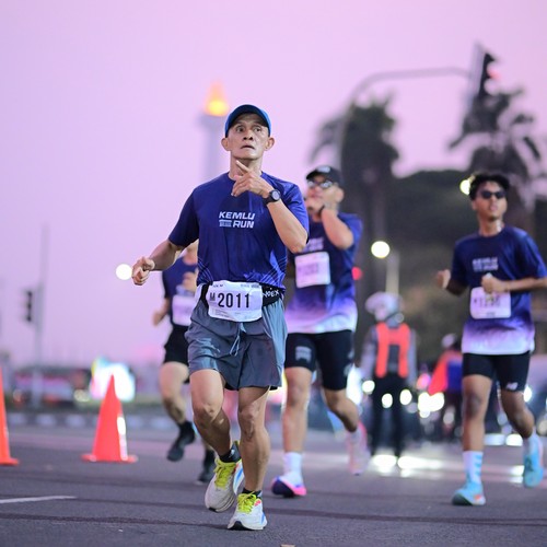 Race photo from KEMLU RUN 2026