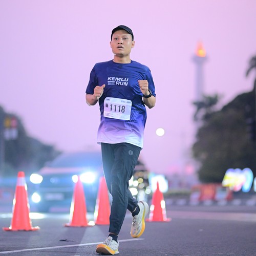 Race photo from KEMLU RUN 2026