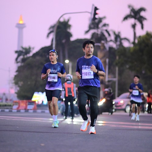 Race photo from KEMLU RUN 2026