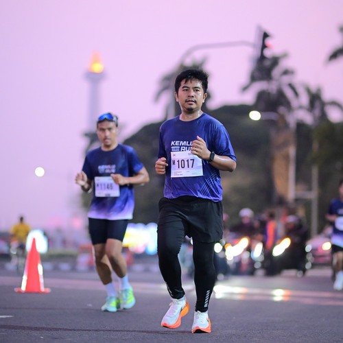 Race photo from KEMLU RUN 2026