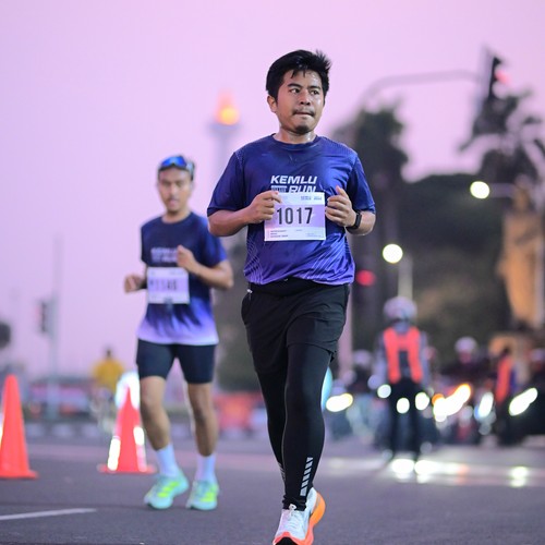 Race photo from KEMLU RUN 2026