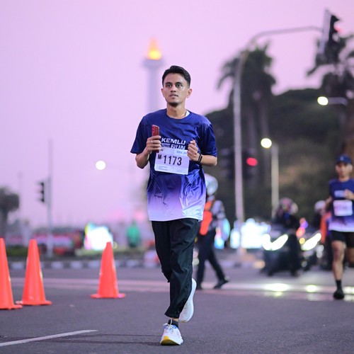 Race photo from KEMLU RUN 2026