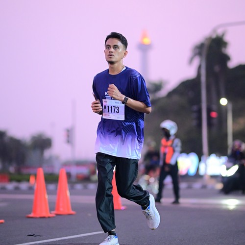 Race photo from KEMLU RUN 2026