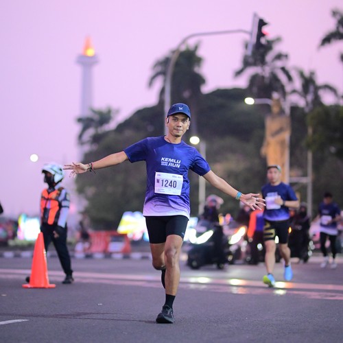 Race photo from KEMLU RUN 2026