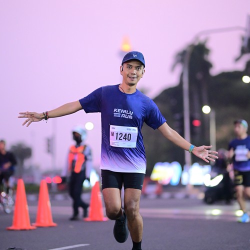 Race photo from KEMLU RUN 2026
