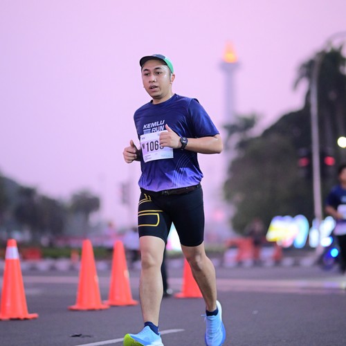 Race photo from KEMLU RUN 2026