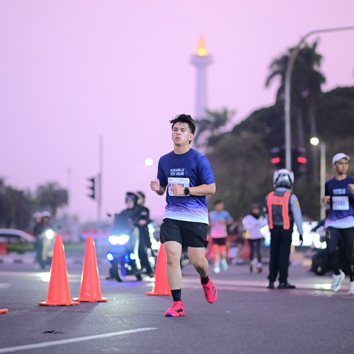 Race photo from KEMLU RUN 2026