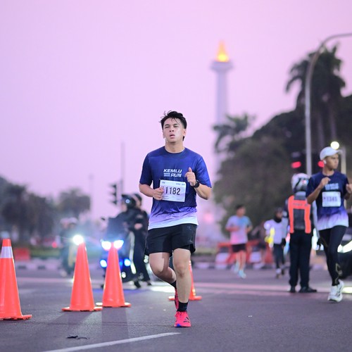 Race photo from KEMLU RUN 2026
