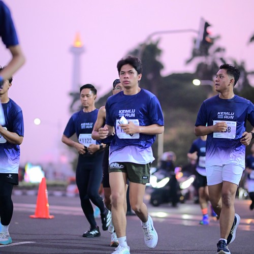 Race photo from KEMLU RUN 2026