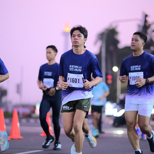 Race photo from KEMLU RUN 2026
