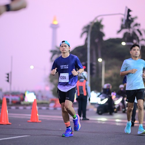 Race photo from KEMLU RUN 2026
