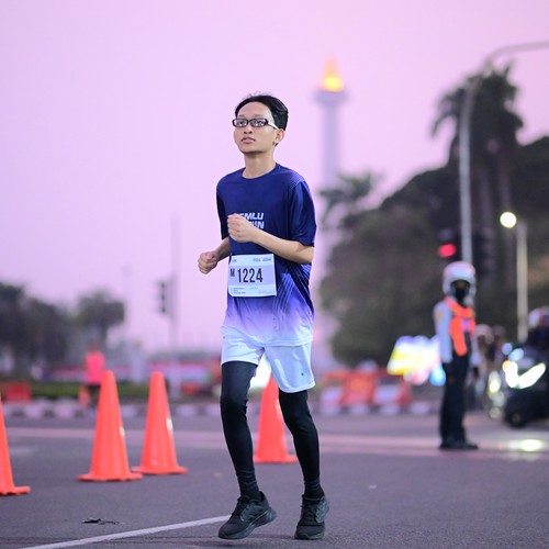 Race photo from KEMLU RUN 2026