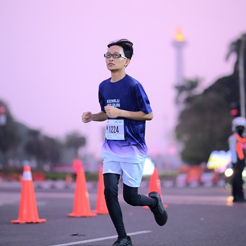 Race photo from KEMLU RUN 2026