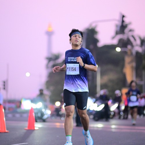 Race photo from KEMLU RUN 2026