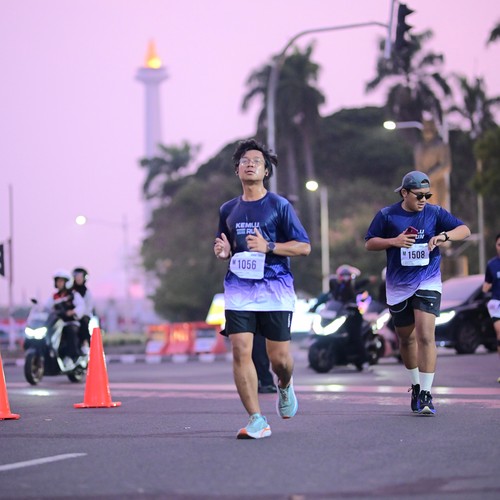 Race photo from KEMLU RUN 2026