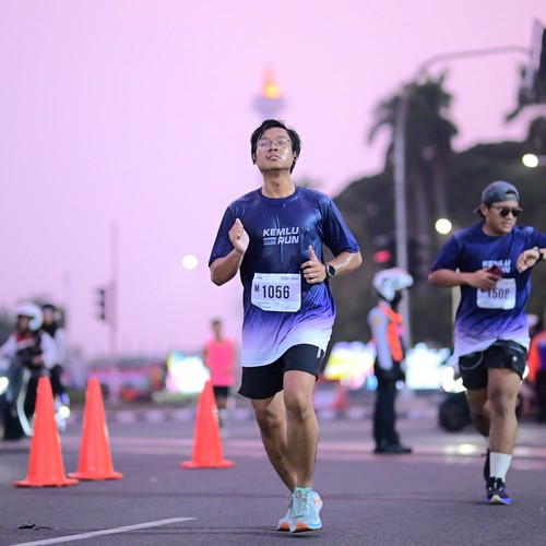 Race photo from KEMLU RUN 2026