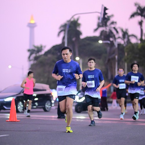 Race photo from KEMLU RUN 2026