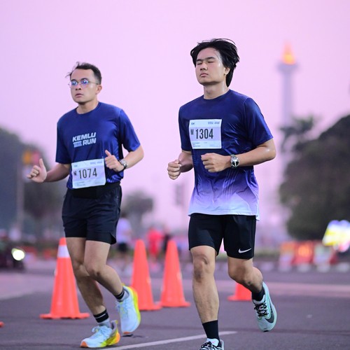 Race photo from KEMLU RUN 2026