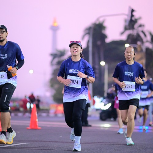 Race photo from KEMLU RUN 2026