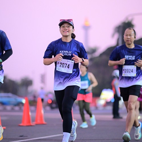 Race photo from KEMLU RUN 2026