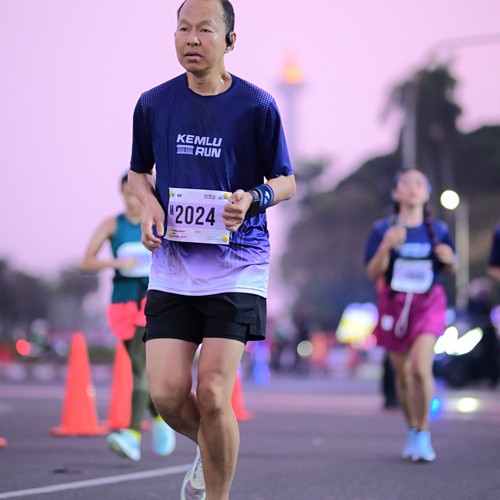 Race photo from KEMLU RUN 2026